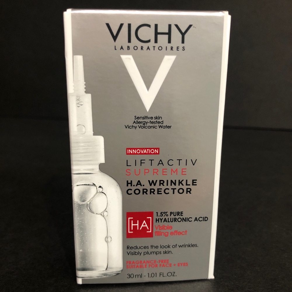 Vichy LiftActiv Supreme Wrinkle Corrector Hyaluronic Acid Face Serum - 1oz.